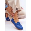 Klasické semišové mokasíny modre good time / ZA28P DENIM BLUE (Veľkosť 36)