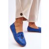 Klasické semišové mokasíny modre good time / ZA28P DENIM BLUE (Veľkosť 36)