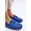 Klasické semišové mokasíny modre good time / ZA28P DENIM BLUE (Veľkosť 36)