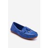 Klasické semišové mokasíny modre good time / ZA28P DENIM BLUE (Veľkosť 36)