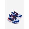 Detské športové členkové topánky memory foam system big star ll374220 modré / LL374220 NIEBIESKI (Veľkosť 34)