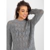 Dámsky sveter farba Sivá kód BA-SW-9000.31P (Farba Sivá, Veľkosť ONE SIZE)