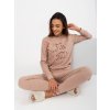 Dámske Pyžamo farba Béžová kód BR-PI-9106 (Farba Béžová, Veľkosť S)