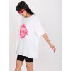 Dámske s aplikáciou farba bielo-ružová kód DHJ-TS-6862.24X