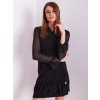 Dámske čierne šaty elegantné kód produktu EM-SK-5001.99