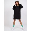 Dámske čierne šaty športove kód produktu EM-SK-717.33X
