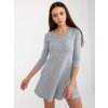 Dámske sive šaty na bežný deň kód produktu EM-SK-HW/20-309.11P