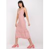 Dámske svetlo-ružove šaty letne kód produktu EM-SK-MC7002.75