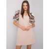 Dámske béžove šaty elegantné kód produktu LC-SK-22K-3018.45P
