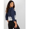 Dámska blúzka s čipkou granatovo-modrá LK-BZ-506428.90