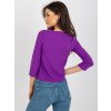 Dámska blúzka s čipkou fialová LK-BZ-506522.07