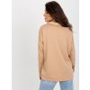 Dámska blúzka over size hnedá camel LK-BZ-509270.43