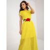 Dámske žlte šaty večerné kód produktu LK-SK-506318.16P