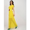 Dámske žlte šaty večerné kód produktu LK-SK-506318.16P