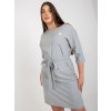 Dámske sive šaty elegantné kód produktu LK-SK-507724.10