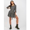 Dámske tmavo-sive šaty elegantné kód produktu LK-SK-507973.58P