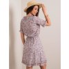Dámske svetlo-fialove šaty s podtlačeným vzorom kód produktu LK-SK-508097.68P