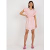 Dámske svetlo-ružove šaty letne kód produktu LK-SK-508169.41P