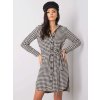 Dámske čierno-biele šaty košeľové kód produktu LK-SK-508385-1.94
