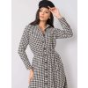 Dámske čierno-biele šaty košeľové kód produktu LK-SK-508385-1.94