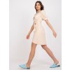 Dámske svetlo-béžove šaty elegantné kód produktu LK-SK-508622.06P