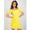 Dámske žlte šaty elegantné kód produktu LK-SK-508684.21X