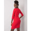 Dámske červene šaty vypasované kód produktu LK-SK-508687.17P