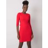 Dámske červene šaty vypasované kód produktu LK-SK-508687.17P