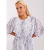 Dámske bielo-čierne šaty plus size kód produktu LK-SK-509344.37