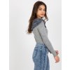 Dámsky sveter farba Sivo-modrá kód LK-SW-506559-2.13