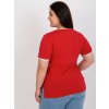 Dámske plus size farba červená kód LK-TS-506819.74P