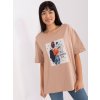 Dámske s podtlačou farba béžová kód LK-TS-509353.25P