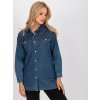 Dámske Košeľa farba Tmavo-modrá kód RO-KS-GMK-4008.62