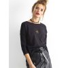 Dámska blúzka na bežný deň čierna RV-BZ-4661.42P