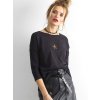 Dámska blúzka na bežný deň čierna RV-BZ-4661.42P