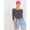 Dámska blúzka na bežný deň tmavo-sivá RV-BZ-4690.67