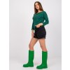 Dámska blúzka na bežný deň tmavo-zelená RV-BZ-4691.09P