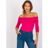 Dámska blúzka španielského strihu fuksiovo-ružová RV-BZ-4692.11