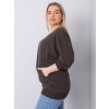 Dámska blúzka plus size tmavá-khaki RV-BZ-6388.55P
