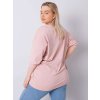 Dámska blúzka plus size tmavá-khaki RV-BZ-6388.55P