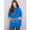 Dámska blúzka plus size tmavo-modrá RV-BZ-6899.54P