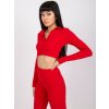 Dámska blúzka s dlhým rukávom červená RV-BZ-7563.02