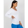 Dámska blúzka over size biela RV-BZ-7663.05