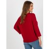 Dámska blúzka over size bordová RV-BZ-7663.05