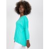 Dámska blúzka over size tyrkysová RV-BZ-7805.66P