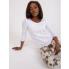 Dámska blúzka na bežný deň biela RV-BZ-4690.16