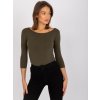 Dámska blúzka na bežný deň khaki RV-BZ-4690.37