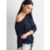 Dámska blúzka na bežný deň granatovo-modrá RV-BZ-4691.37P