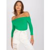 Dámska blúzka španielského strihu zelená RV-BZ-4692.88
