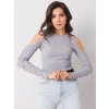 Dámska blúzka s dlhým rukávom sivá RV-BZ-5099-1.07